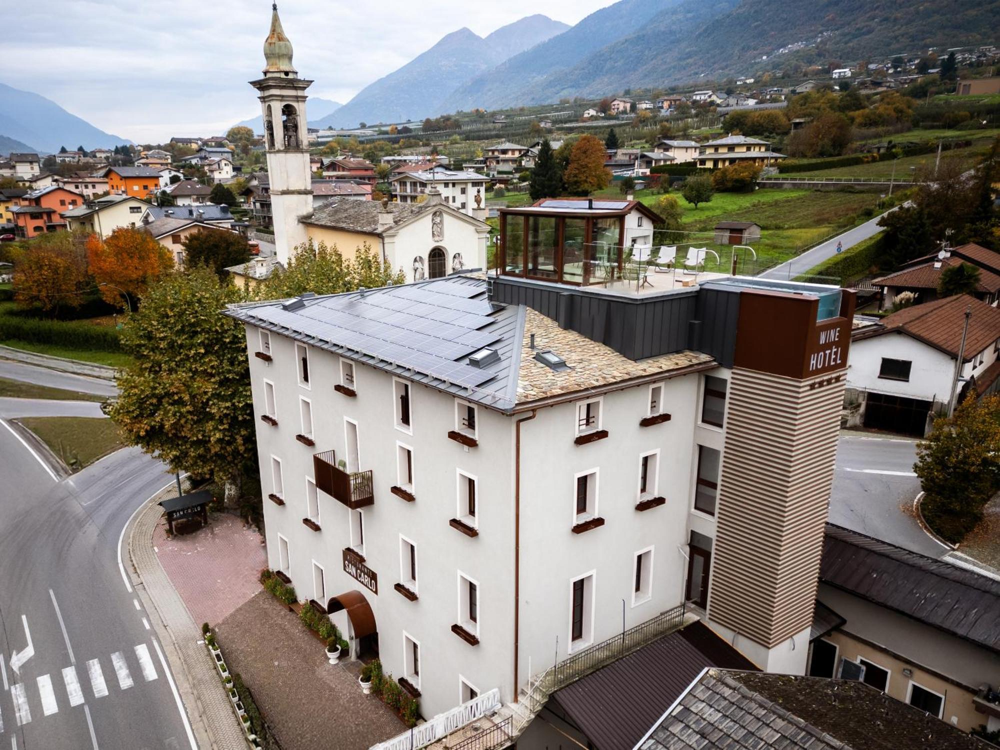 Wine Hotel San Carlo - Relais & Spa - Boutique Hotel Chiuro Extérieur photo
